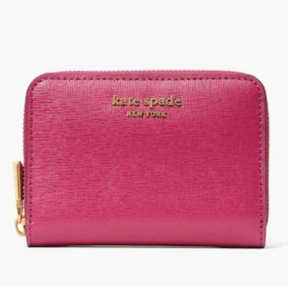 Kate Spade Bijou Pink Heart Metallic Colorblocked MiniTop-Handle Bag Wallet Set - Picture 11 of 15